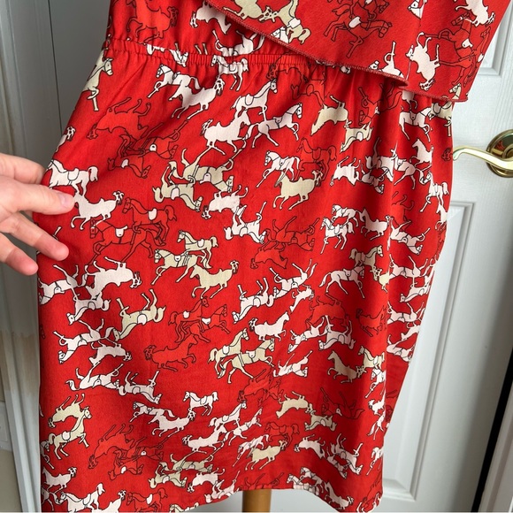 /Indulge/ Horse Design one shoulder Dress - Picture 11 of 12